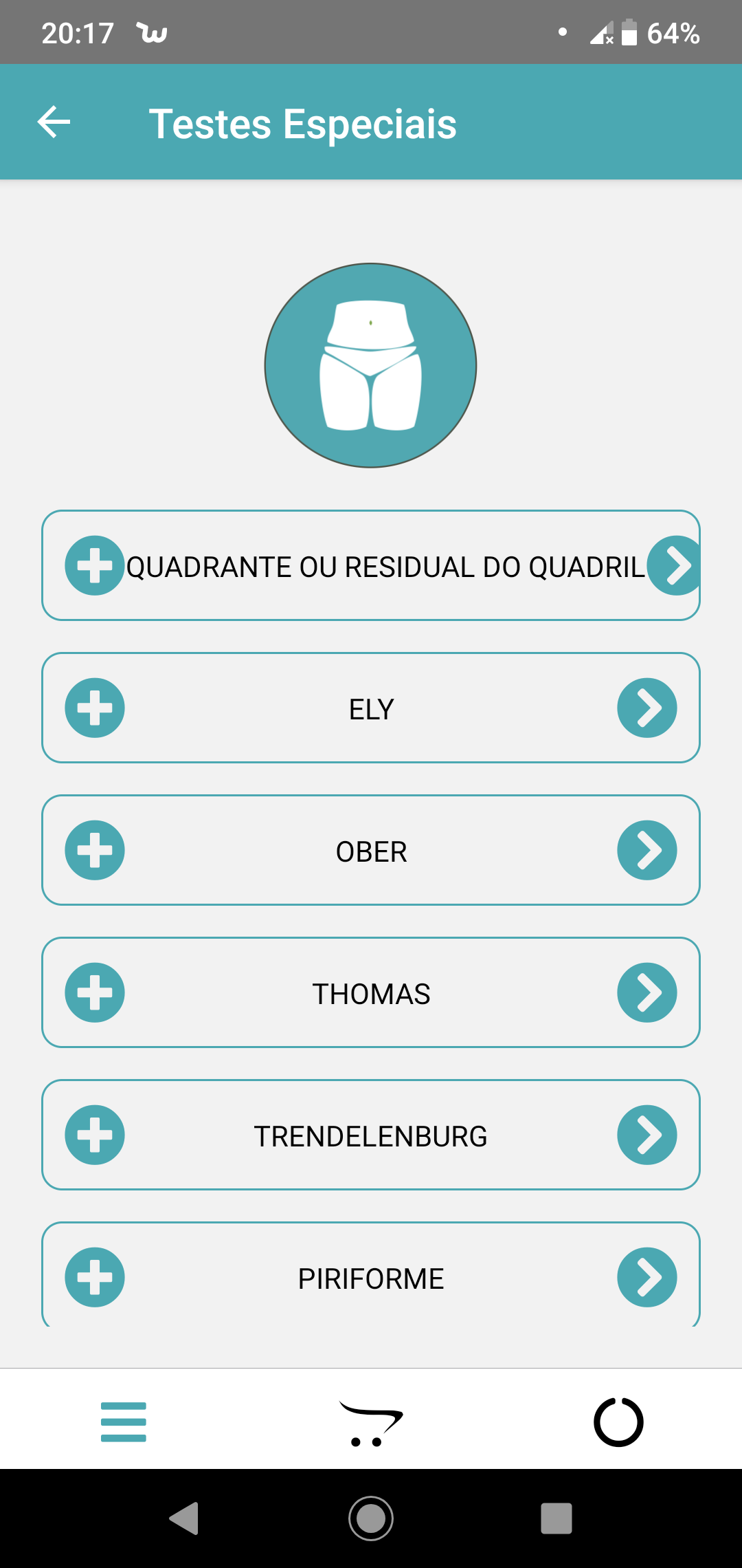 Testes Especiais para Quadril
